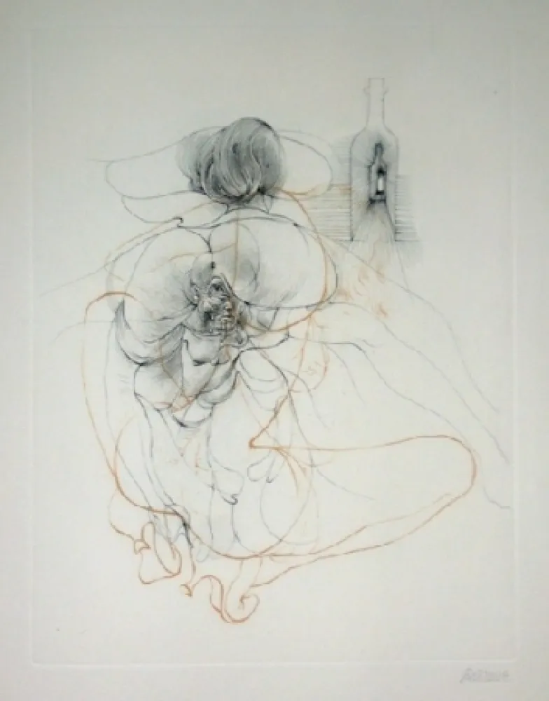 Ets En Aquatint Bellmer - Aline et Valcour