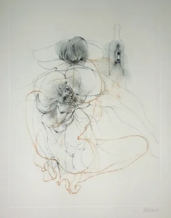 Ets En Aquatint Bellmer - Aline et Valcour