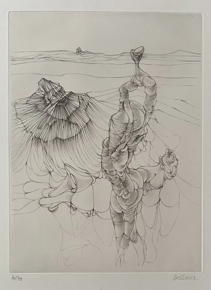 Ets En Aquatint Bellmer - Analogies 3, 1971