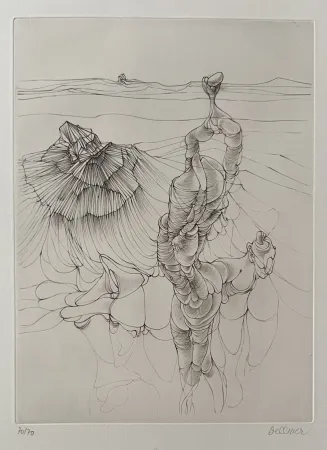 Ets En Aquatint Bellmer - Analogies 3, 1971