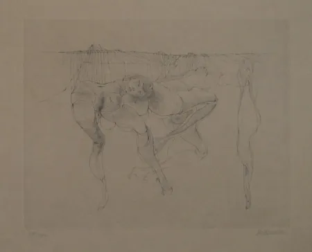 Gravure Bellmer - Erotische Szene