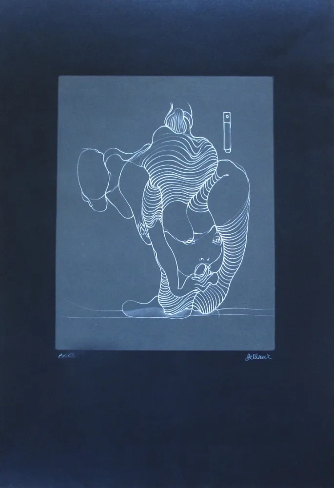 Ets Bellmer - Femme avalant un serpent