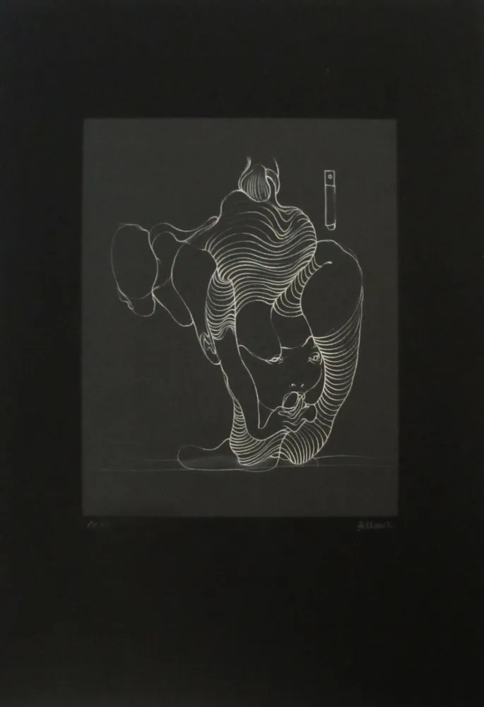 Ets Bellmer - Femme avalant un serpent