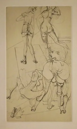 Ets Bellmer - Gravure inedite