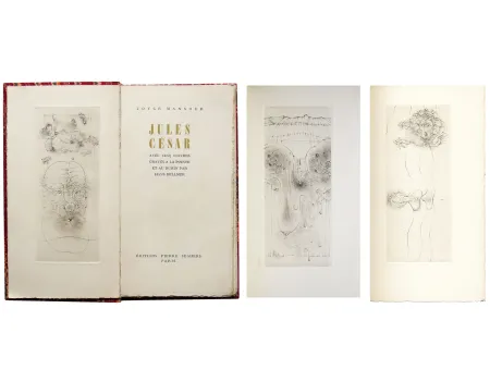 Geïllustreerd Boek Bellmer - Joyce MANSOUR. JULES CÉSAR. Avec 5 gravures de Hans Bellmer (1955)