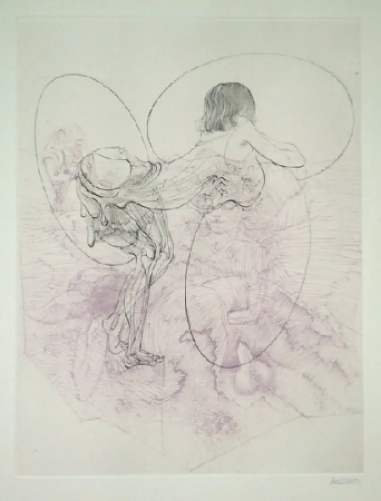 Ets En Aquatint Bellmer - Juliette ou les prospérités du vice