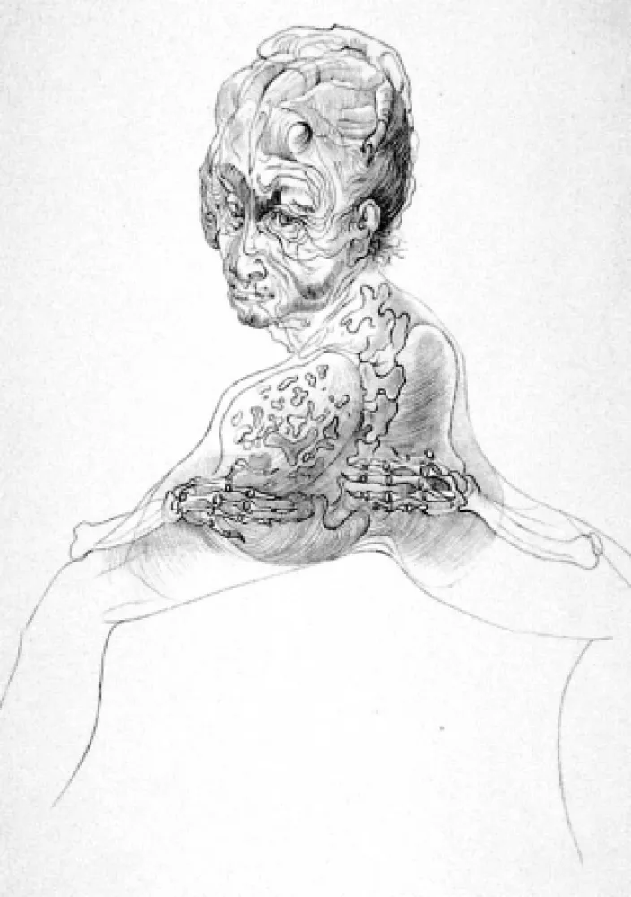 Lithografie Bellmer - La morte