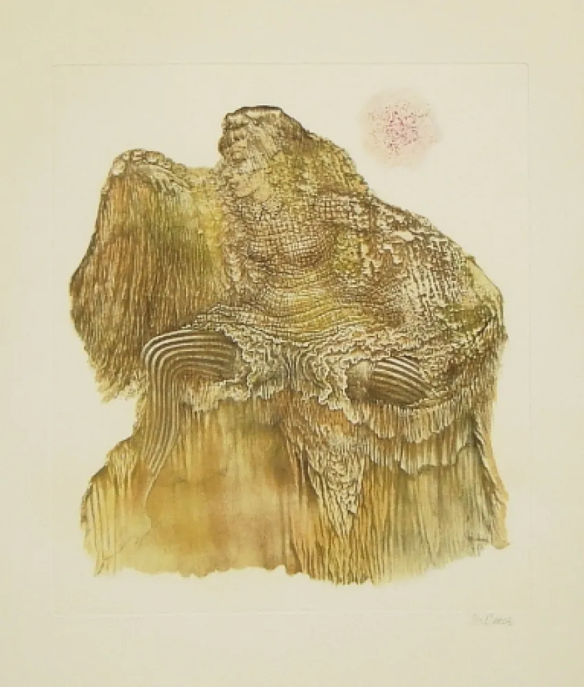 Gravure Bellmer - La Pauvre Ann