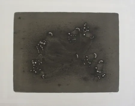 Lithografie Bellmer - Les Mains Articulées