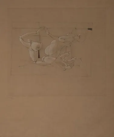 Ets En Aquatint Bellmer - Les Marionettes