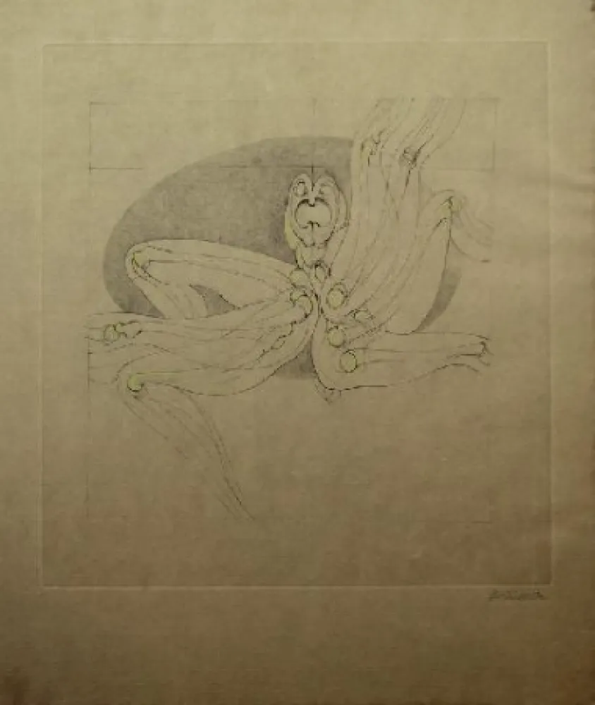 Ets En Aquatint Bellmer - Marionnette 2