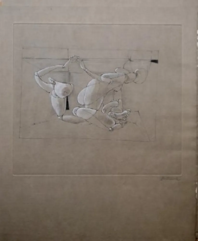 Ets En Aquatint Bellmer - Marionnette 4