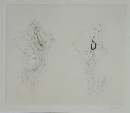 Ets En Aquatint Bellmer - Mon arrestation du 26 août