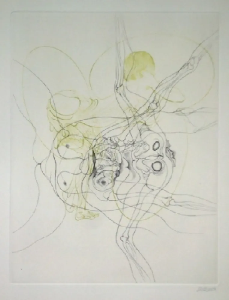 Ets En Aquatint Bellmer - Notes pour la nouvelle Justine