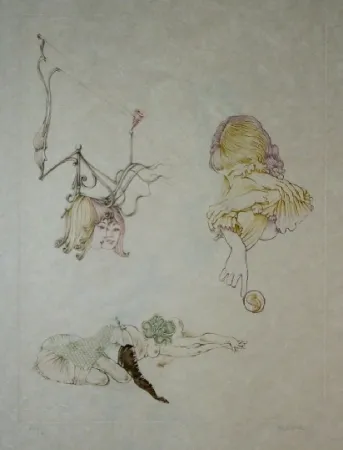 Ets En Aquatint Bellmer - Oeillades ciselées 9