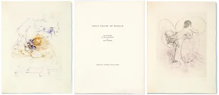 Geïllustreerd Boek Bellmer - PETIT TRAITÉ DE MORALE. 10 gravures en couleurs signées (Visat 1968)