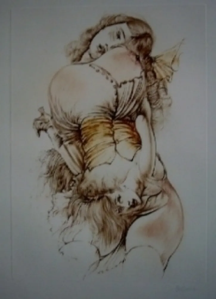 Ets En Aquatint Bellmer - Poupée