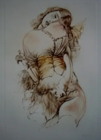 Ets En Aquatint Bellmer - Poupée