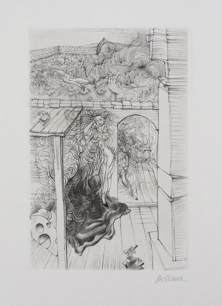 Ets En Aquatint Bellmer - Retable
