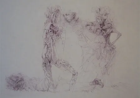 Ets En Aquatint Bellmer - Sans titre