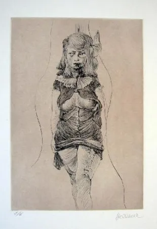 Ets En Aquatint Bellmer - Sans titre