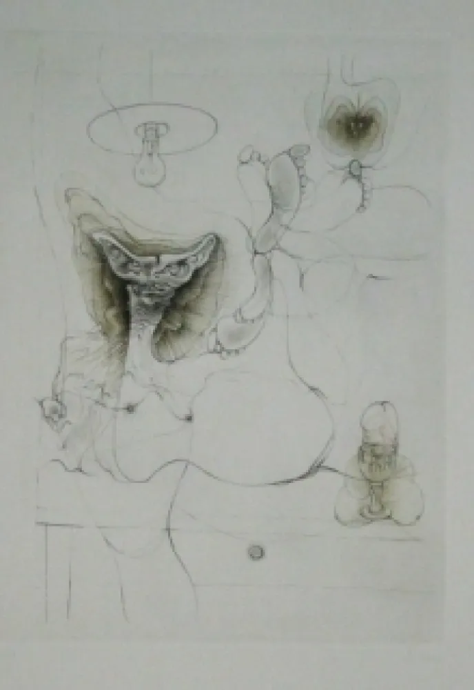 Ets En Aquatint Bellmer - Sans titre