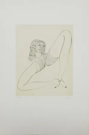 Ets En Aquatint Bellmer - Solitude