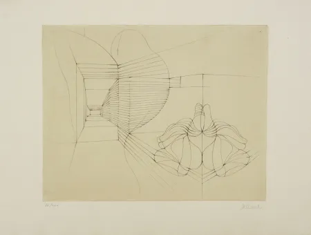 Ets En Aquatint Bellmer - Souterrain prénatal