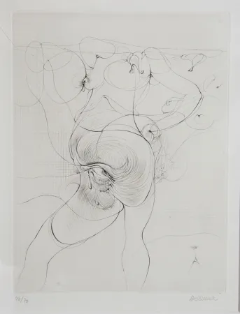 Gravure Bellmer - The Body and Eye 