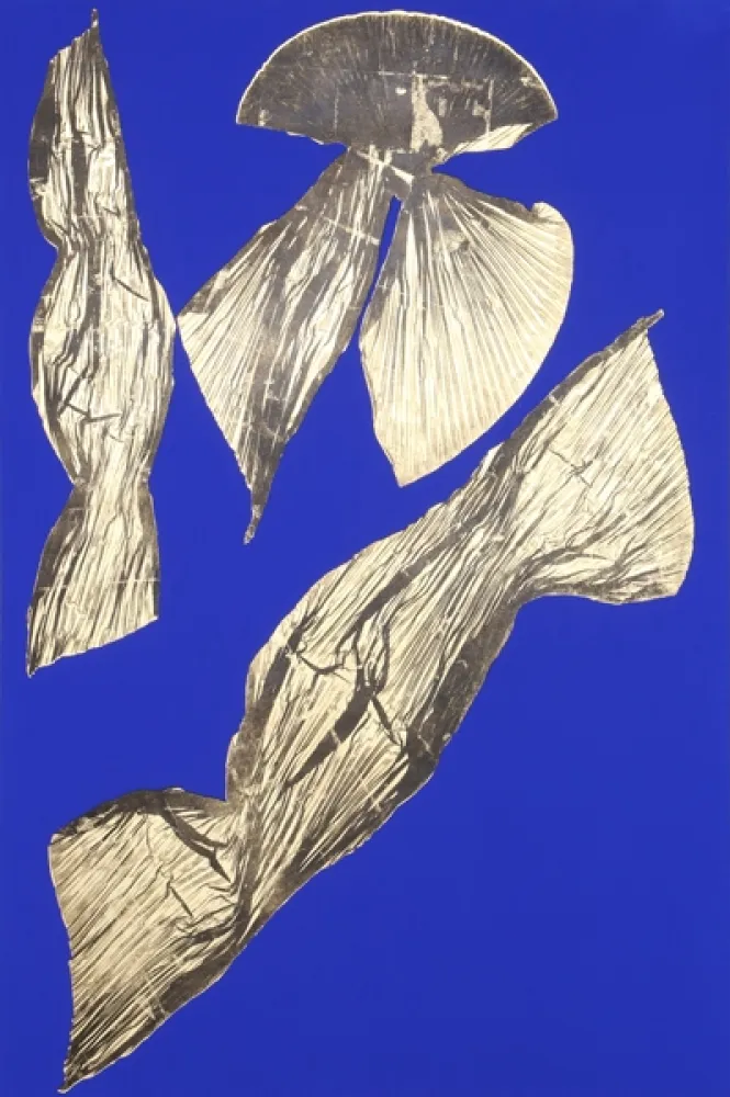 Lithografie Benglis - Dual Nature (Blue) I
