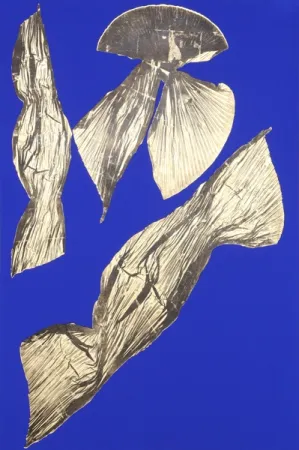 Lithografie Benglis - Dual Nature (Blue) I