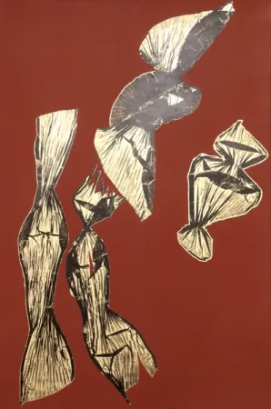 Lithografie Benglis - Dual Nature (Brown)