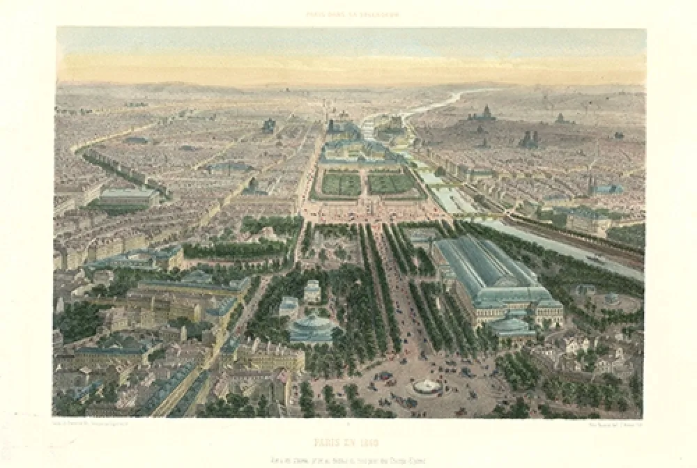 Lithografie Benoist - Paris en 1860