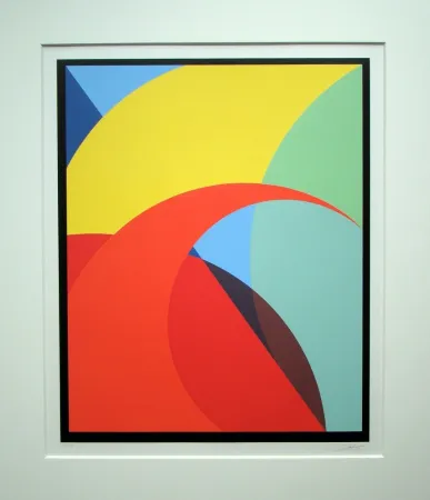 Zeefdruk Béöthy Steiner - Composition, 1972