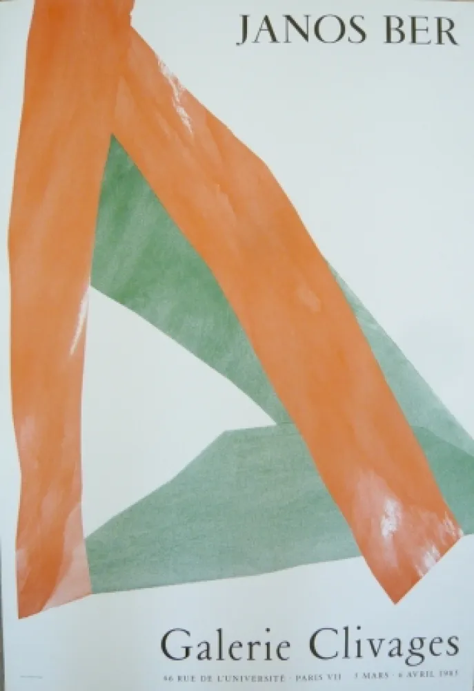 Poster Ber - Affiche exposition galerie Clivages 