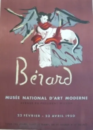 Lithografie Berard - Affiche exposition Musée d'art moderne Mourlot