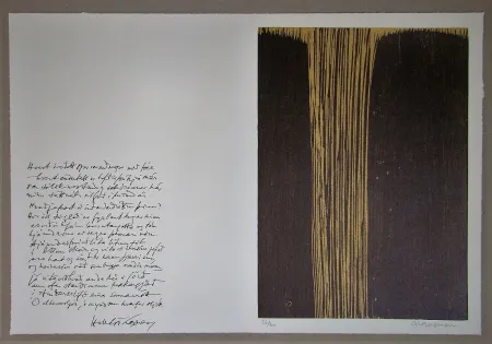 Houtsnede Bergman - Sans titre