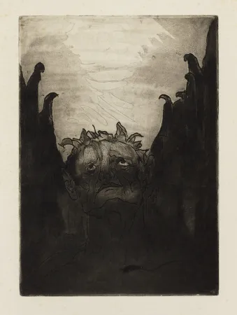 Ets En Aquatint Bernard - La Fin de Satan (The End of Satan)