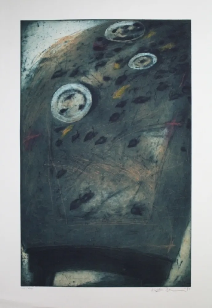 Ets En Aquatint Bernsau - Untitled