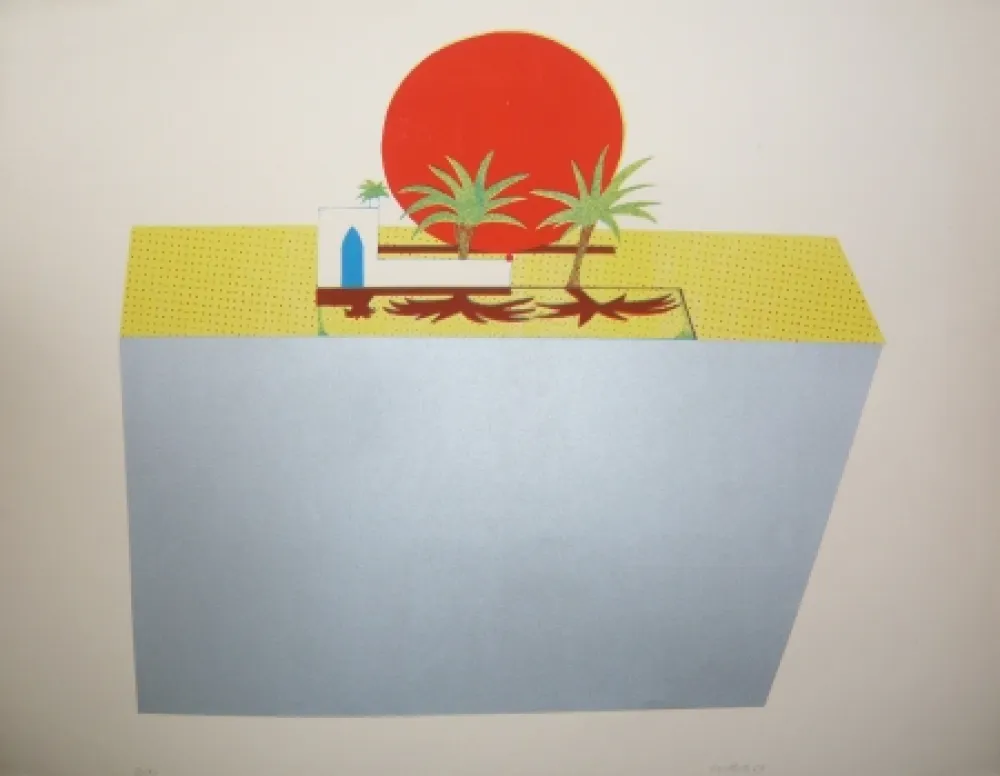 Lithografie Bertholo - Sans titre