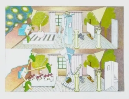 Lithografie Bertholo - Sans titre