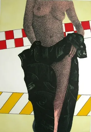 Ets En Aquatint Bertini - Nudo