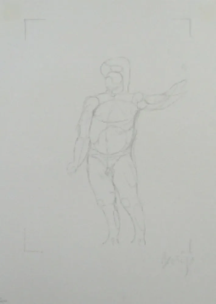 Lithografie Beuys - Codices Madrid 1