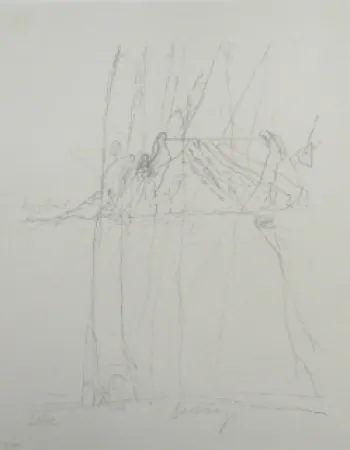 Lithografie Beuys - Codices Madrid 4