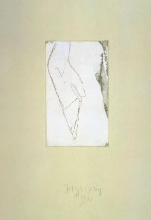Ets En Aquatint Beuys - Hirschfuss
