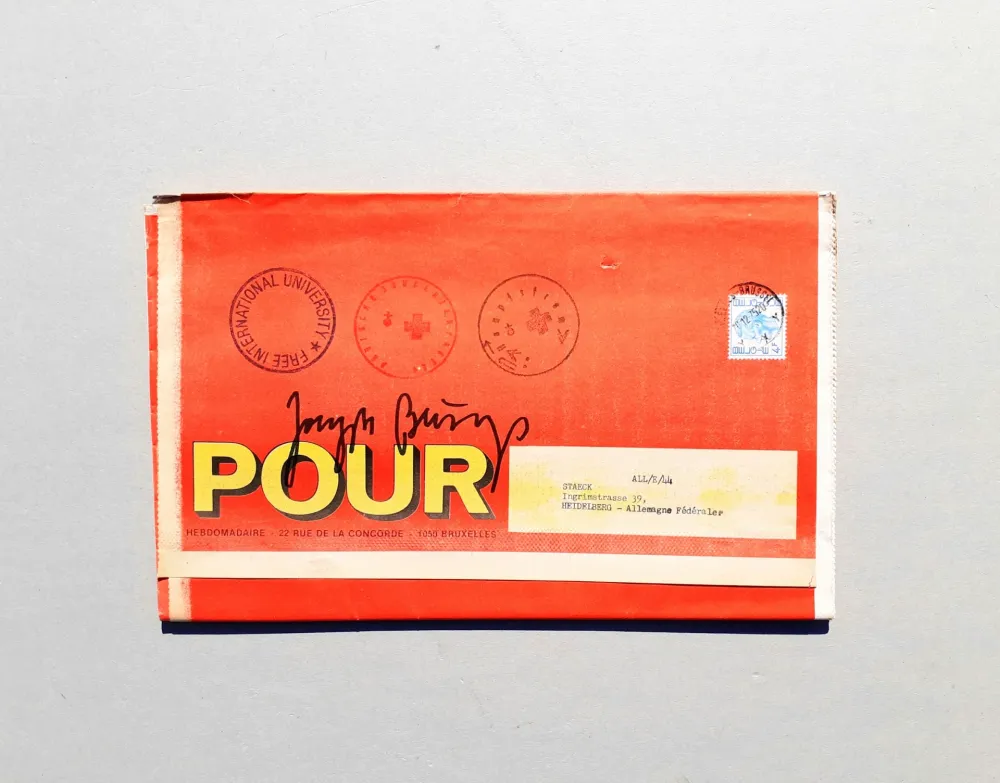 Zeefdruk Beuys - POUR