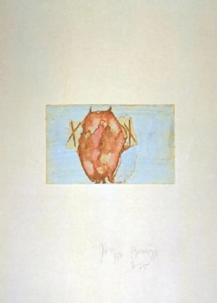 Ets En Aquatint Beuys - Schamanentrommel