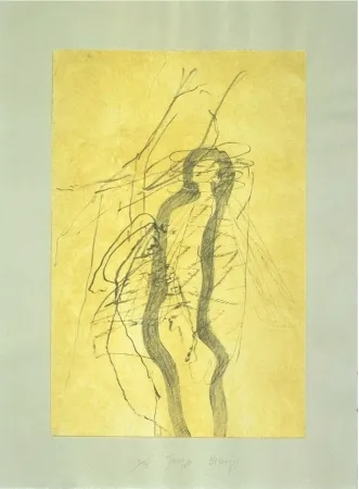 Ets En Aquatint Beuys - Schwurhand: Blitz and Bienenkönigin