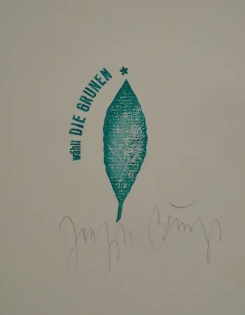 Geen Techniek Beuys - “wählt die Grünen“