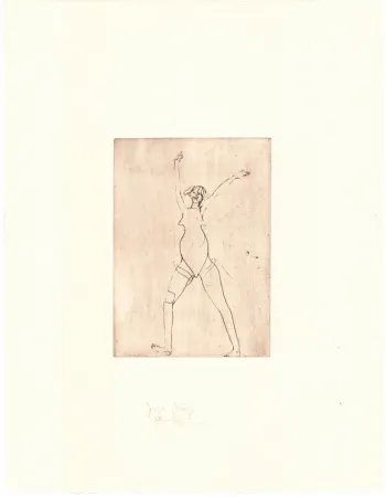 Gravure Beuys - Zirkulationszeit: Mädchen 